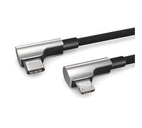 Cable de carga de 0,15 m Micro USB - USB C angular, carga de smartphone USB C, compatible con Bosch Nyon Gen.1 y Yamaha Display C