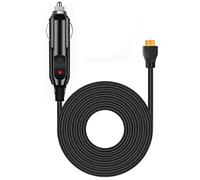 Cable de carga de 1.5m/5 pies de encendedor de cigarrillos macho a XT60 hembra para estaciones de energía portátiles ALLPOWERS R600 R1500 R2500 VOLIX P300. black red