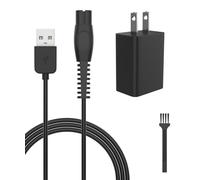 Cable de carga de 15 V para Philips Norelco HQ8505, compatible con Norelco Series 9000 7000 5000 3000 2000, mg7750, Aquatec, Arcitec Multigroom Cable de alimentación para recortadora de barba,