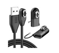 Cable de Carga de 3,3 Pies para con Adaptador USB de 2 Paquetes, Cable de Carga Magnético USB para Shokz Aeropex AS800/S803/S810