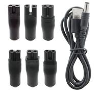 Cable de carga de 5 V adaptador USB para cortadoras de pelo eléctricas, recortadoras de barba, afeitadoras, instrumentos de belleza, peluqueros eléctricos, lámparas de escritorio, purificadores, cable
