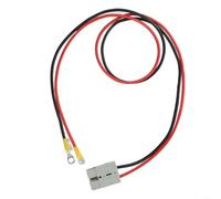 Cable de carga de 50 A CC con poste M8 de resistencia a altas temperaturas y lengüeta de anillo para fuente de alimentación y uso EV (100 cm)
