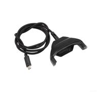 Cable de carga de ajuste seguro para uso logístico de almacén | Diseño Plug and Play, ajuste seguro con clip, compatible con TC51/TC52/TC56/TC57, sin ocupación de interfaz