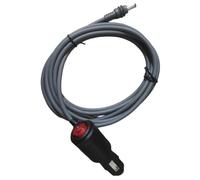 Cable de carga de coche CC 12-24 V cable de alimentación con carga de metal para coche, adecuado para exteriores, cable de cobre de 18 AWG, reduce la caída de voltaje, impermeable, garantiza un (5 m)