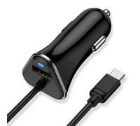 Cable de carga de coche para iPhone 17 Pro Max Air, 3.4 A, adaptador de automóvil con cable USB C de 3 pies para iPhone 17, 16e, 16, 16 Pro, 16 Pro Max, 16 Plus, 15, 15 Pro, 15 Pro Max, 15 Plus