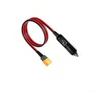 Cable de carga de coche XT60H macho a macho 14AWG para CC para sistemas de fuente de alimentación con aislamiento PA y retardo de llama UL94V0 para un funcionamiento fiable (0.)