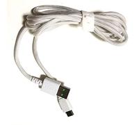 Cable de carga de datos USB C a USB Compatible con Razer Viper V2 Pro/DeathAdder V3 Pro/Basilisk V3 Pro Ratón inalámbrico para juegos (blanco)