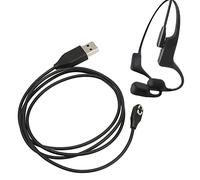 Cable de Carga del Cargador para AfterShokz Aeropex AS800 para Auriculares Bluetooth AfterShokz Aeropex OpenComm ASC100, Cable de Carga Rápida para Auriculares USB (Negro)