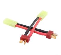 Cable de carga del silicón de 50m m 14AWG RC, conector de T macho a hembra, poder flexible resistente al calor del alambre