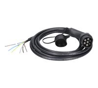 Cable de carga efuturo recto, extremo abierto a tipo 2, con conexión de Wallbox, 3 fases