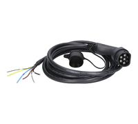 Cable de carga efuturo recto, extremo abierto a tipo 2, con conexión de Wallbox, 3 fases