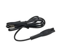Cable de carga for afeitadora Philips, compatible con: MG9520/50, MG7910/49, MG5910/49, PQ888, PQ889, S1112, S1118, QP2724/90, QP2834/70, S2313, X5000 y S5831.