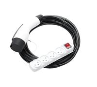 Cable de Carga for vehículo eléctrico Tipo 2, 16 A, con Descarga Lateral y Toma israelí ATTO3 MG ZS Seres 5(3M Cable,For MG ZS)