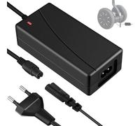 Cable de carga Hoverboard 42 V 2 A, 3 polos AC cargador de batería para scooter, cargador de batería para scooter eléctrico, adaptador de alimentación para patinete eléctrico autoequilibrado