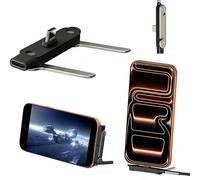 Cable de carga invisible 2 en 1, 240W PD 3.0, Tipo C Carga Rápida Nylon Compatible con iPhone 17 Pro/Max/Air 16 15 Plus/Pro/Max, Galaxy S25 S24 S23 A53, Pixel 8 9, PS5 (Adaptador individual negro)