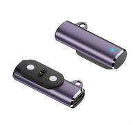 Cable de carga magnético para auriculares Mojawa Mojo 2 - Estación adaptadora USB C con sonda de absorción fuerte y protección contra cortocircuitos, morado, gris, plateado (morado)