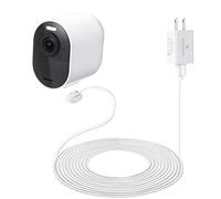 Cable de Carga magnético para Exteriores Resistente a la Intemperie con Adaptador de Carga rápida Compatible con Arlo Ultra & Arlo Pro 3, Comodidad de Carga para tu cámara Arlo (Blanco)