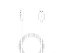 Cable de carga magnético para reloj inteligente Xplora X6 X5 Play X4 Kids - Cable de carga de repuesto de 1 m USB de carga rápida negro (blanco)