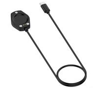 Cable de carga magnético para SUUNTO Race2, 1000 mA, carga rápida con protección contra sobrecarga, material TPE, 1 m de longitud, color negro
