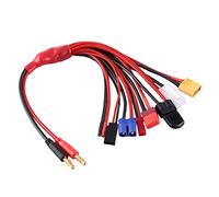 Cable de Carga Multipropósito, 8 en 1 Lipo Batería Multi Carga Enchufe Convert Cable Line para Cargador IMAX B6