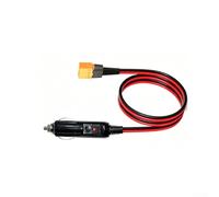 Cable de carga para coche XT60H macho a macho 14AWG para CC para sistemas de fuente de alimentación con aislamiento PA y retardante de llama UL94V0 para un funcionamiento fiable (1,0 m)