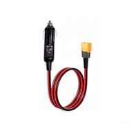 Cable de carga para coche XT60H macho a macho 14AWG para CC para sistemas de fuente de alimentación con aislamiento PA y retardante de llama UL94V0 para un funcionamiento fiable (1,5 m)