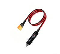 Cable de carga para coche XT60H macho a macho 14AWG para CC para sistemas de fuente de alimentación con aislamiento PA y retardante de llama UL94V0 para un funcionamiento fiable (3.0 m)