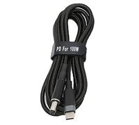 Cable de Carga para Computadora Portátil Cargador Rápido Tipo C de Doble Chip de 100 W para Viajeros y Trabajadores de Oficina Cable Litz para Computadora Portátil y Uso de con DVD