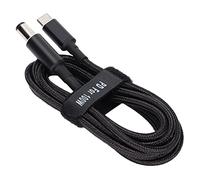 Cable de Carga para Computadora Portátil USB C a CC, 20V 5A 100W PD Carga Rápida Adaptador de Enchufe USB C a CC Tipo C Macho a Codo DC 7.4 X 5.0MM Cable de Alimentación para (JD0605-2 (2 metros))