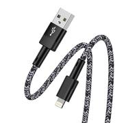 Cable de carga para iPhone, 1,83 m, nailon, cable de carga MFi, certificado MFi, cable de carga rápida USB para iPhone SE 2020 11 12 13 14 Pro Max XS Max XR X 8 7 6 6s Plus, iPad