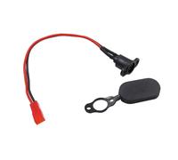 Cable de carga para scooter eléctrico con cubierta impermeable, puerto de silicona para accesorios de scooter eléctrico, funda de repuesto