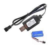 Cable de carga rápida - Cargador de litio 7,4 V 1000 mA | Cable de alimentación USB para drones, batería de juguetes, avión RC, conectores SM-2P SM-3P SM-4P, cable de detección automática, adaptador d