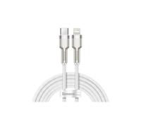 Cable de carga rápida PD20W compatible con iPhone 11/12/13/14 - 2 m, color blanco.