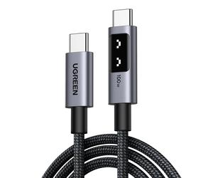 Cable de carga rápida UGREEN Uno USB-C a USB-C de 100 W PD, 1 m