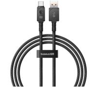 Cable de carga rápida USB-A - USB-C PD de 100 W serie irrompible negro (1 m) - BASEUS