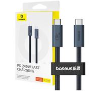 Cable de Carga Rápida USB-C - USB-C PD 240W Negro (1 metro) - BASEUS