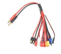 Cable de Carga RC 8 en 1, Adaptador de Cargador de Batería Lipo Multi RC Portátil, Conector de Cable Divisor, Línea de Cable Convertido