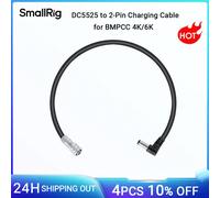 Cable de carga SmallRig DC5525 a 2 pines para BMPCC 4K/6K, se conecta a SmallRig para placa de batería NP-F 2920 Charging Cable