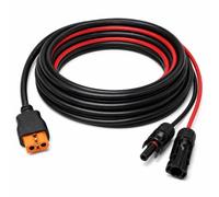Cable de Carga Solar para Coche XT60i Compatible con Ecoflow, 16 AWG 14 AWG | Cable de Alimentación con Conector Solar a XT60i, Compatible con la Mayoría de Paneles y Generadores Mercado