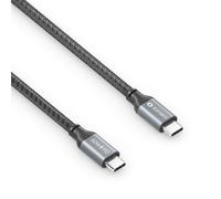 Cable de carga Sonero USB-C a USB-C - USB 2.0, 60W PD gris/negro - 2,00m
