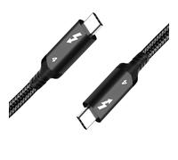 Cable de carga Thunderbolt 3 de [2 m], admite 100 W de potencia / transferencia de datos de 40 Gbps Cable USB-C a USB-C para MacBook Pro, Google Pixel, Nexus 6P, Matebook, etc. (6,6 FT) (negro)