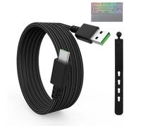 Cable de carga tipo C compatible con Razer BlackWidow V3 Pro, Deathstalker V2 Pro, teclado Ducky One 2 SF, Wolverine V2 Chroma