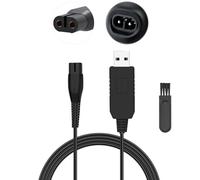Cable de Carga USB 4,3 V para Philips OneBlade QP2520 QP2570 QP2620 MG3730 MG3720 MG5720 BT3208 BT3206 A00390 afeitadora Shaver Cargador alimentación Cable para Philips Norelco Cortacésped eléctrico