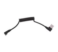 Cable de carga USB A macho a USB macho de 60 W, cable de extensión en espiral de 480 Mbps, cable de sincronización de datos para teléfono, 20 cm-50 cm