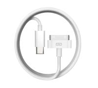 Cable de carga USB C a 30 pines para iPhone 4, certificado MFi de Apple, cable de datos de última generación y cable de carga para iPhone 4/4s, 3G/3, iPad 3/2/1, iPod Classic iPod Touch/Nano (3.3 pies