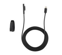 Cable de carga USB-C a CC para Surface Pro con salida Power Delivery para Microsoft Surface Laptop, con activador de emulador PD e indicador LED.