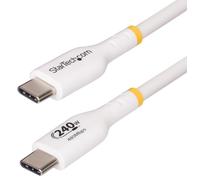 Cable De Carga USB-C A USB-C 240W PD EPR, 3m Blanco - USB2EPR3MW