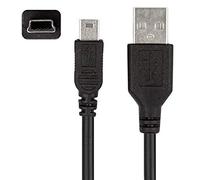 Cable de carga USB compatible con Canon PowerShot SX530 HS, SX710 HS, SX700 HS, SX540 HS, SX610 HS, SX500 is, SX420 is, SX410, SX400 is, SX280 HS, SX260 HS, SX230 HS, SX160 is, SX150 is, SX50 HS, SX40