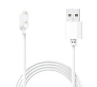 Cable de carga USB compatible con Huawei Band 9/8/7/6/6 Pro/Watch Fit/Fit 2/Fit Mini/Honor Band 9/7/6/Watch ES/4X/4Pro Samsung Galaxy Fit 3, cable de carga magnético de repuesto, color blanco, 100 cm