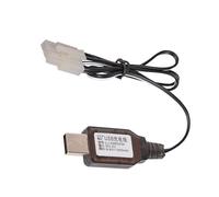 Cable de carga USB con indicadores LED para 9 mandos a distancia de 6 V, control de baterías de coche, sobrecarga, protección contra sobrecalentamiento, cable de carga USB para coche teledirigido